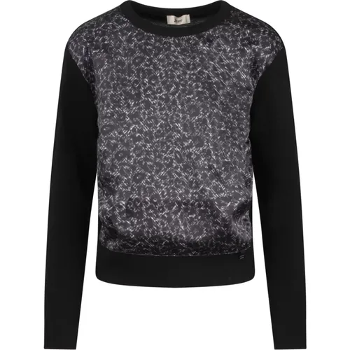 Abstrakter Print Wollpullover Herno - Herno - Modalova