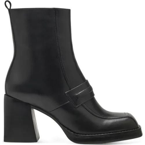 Elegante Schwarze Stiefeletten , Damen, Größe: 39 EU - tamaris - Modalova