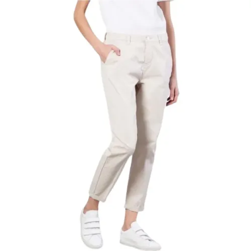 Stilvolle Cropped Hose , Damen, Größe: XL - MAC - Modalova