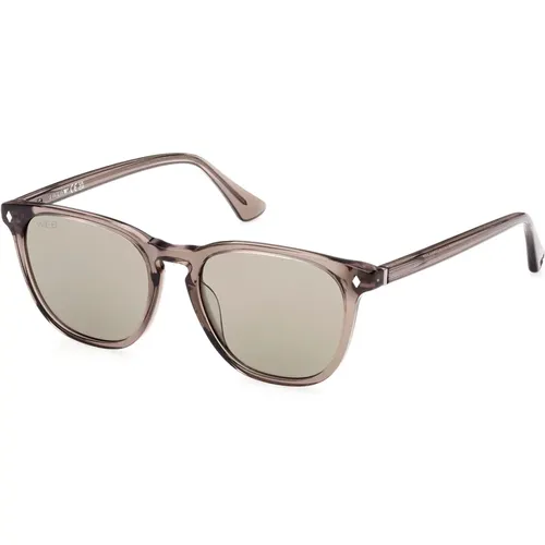 Transparente hellgrüne Sonnenbrille,Transparente Blau/Rauch Sonnenbrille - WEB Eyewear - Modalova