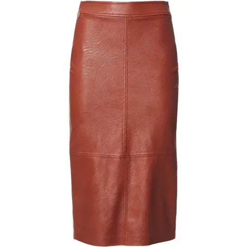 Elegant Longuette Skirt , female, Sizes: M, L, S - Manila Grace - Modalova