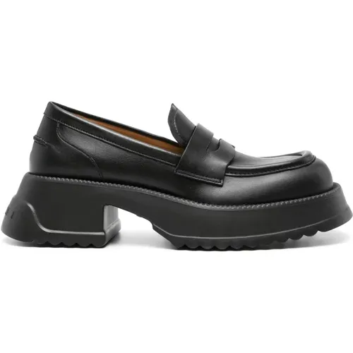 Flat shoes , female, Sizes: 3 UK - Marni - Modalova