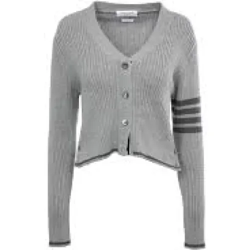 Stylischer Strick-Cardigan Pullover,Stylischer Strick Cardigan Pullover - Thom Browne - Modalova