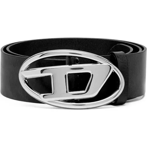 Logo-Buckle Belt for Women , female, Sizes: 90 CM - Diesel - Modalova