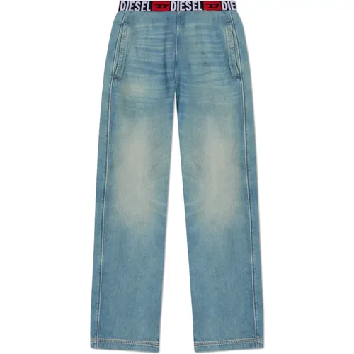 Jeans mit raw finish D-Martian-S , Herren, Größe: 2XL - Diesel - Modalova