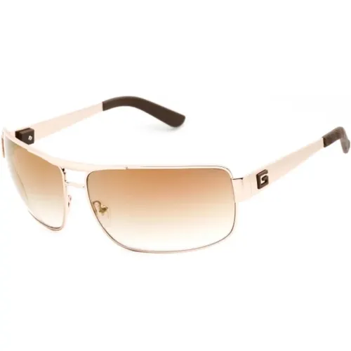 Goldene Metall-Sonnenbrille Unisex Stil - Guess - Modalova