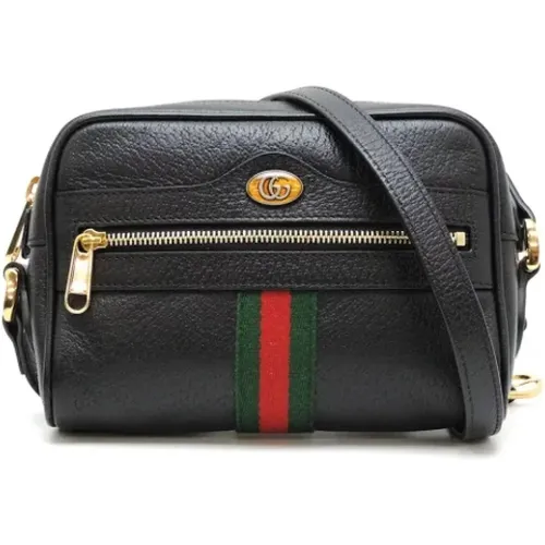 Pre-owned Leather Gucci Ophidia Shoulder Bag , female, Sizes: ONE SIZE - Gucci Vintage - Modalova