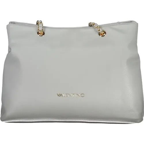 Grey Polyethylene Handbag , female, Sizes: ONE SIZE - Valentino by Mario Valentino - Modalova