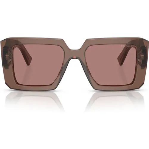 Oversized Square Sunglasses , unisex, Sizes: 51 MM - Prada - Modalova