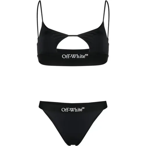 Schwarze Sea Kleidung mit Logo-Druck , Damen, Größe: XS - Off White - Modalova