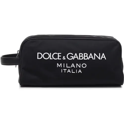 Schwarze Taschen mit Reißverschluss oben , Herren, Größe: ONE Size - Dolce & Gabbana - Modalova
