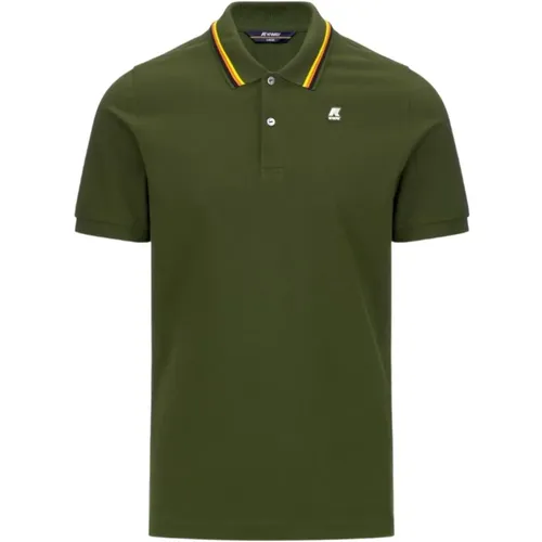 Stylisches Polo-Shirt für Männer , Herren, Größe: M - K-way - Modalova