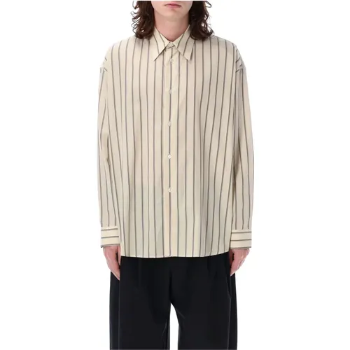Men's Clothing Shirts Soft Plaster Ss24 , male, Sizes: M - Studio Nicholson - Modalova