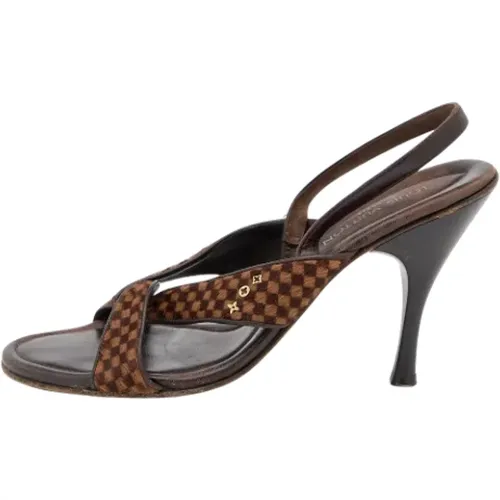 Pre-owned Leder sandals , Damen, Größe: 38 EU - Louis Vuitton Vintage - Modalova