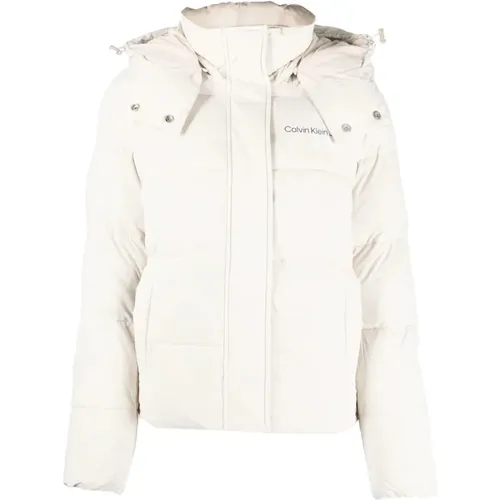 Padded jackets , female, Sizes: L - Calvin Klein Jeans - Modalova