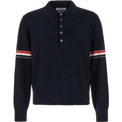 Classic Polo Shirt , male, Sizes: S, L, M, XL - Thom Browne - Modalova