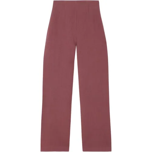 Margot, linen and wool trousers , female, Sizes: L, 2XL, M, XL, S - Cortana - Modalova