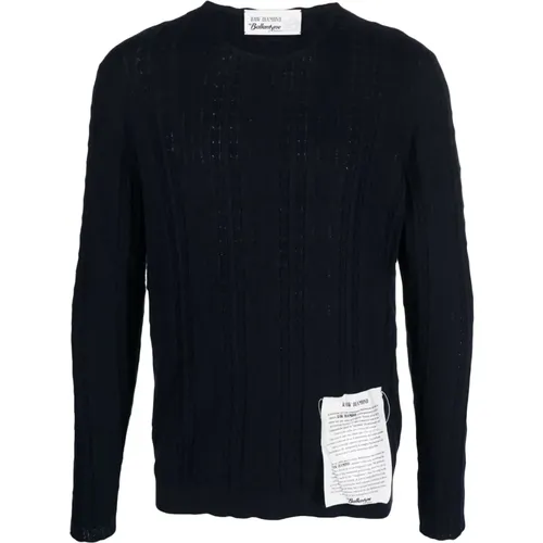 R Neck Pullover , male, Sizes: L, M - Ballantyne - Modalova