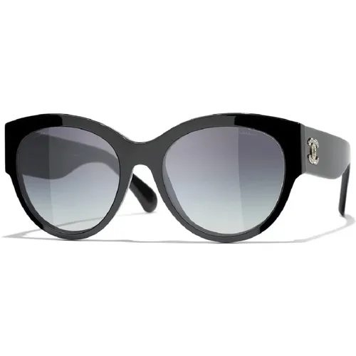 Cat Eye Sunglasses in Acetate , female, Sizes: 54 MM - Chanel - Modalova