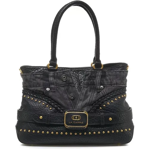 Stilvolle Handtasche mit Goldenen Details - La Carrie - Modalova