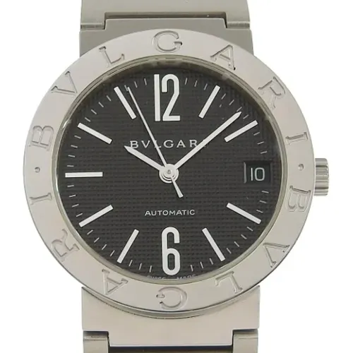 Pre-owned Stainless Steel watches , male, Sizes: ONE SIZE - Bvlgari Vintage - Modalova