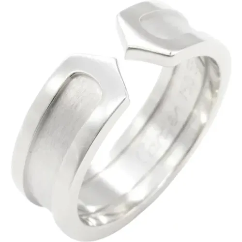 Pre-owned Silver rings , female, Sizes: ONE SIZE - Cartier Vintage - Modalova