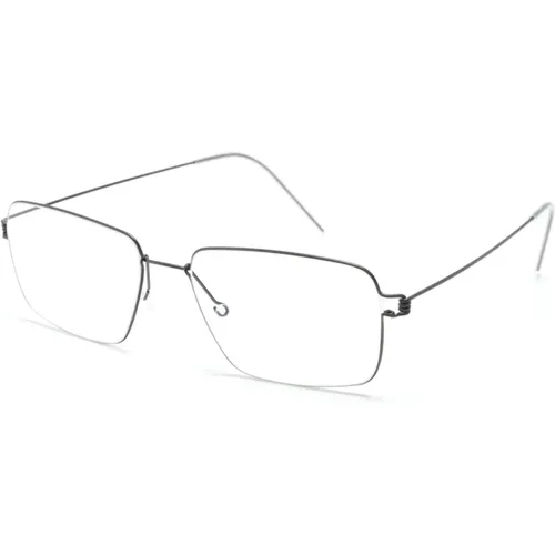 Graue Optische Brille für den täglichen Gebrauch , unisex, Größe: 54 MM - lindbergh - Modalova