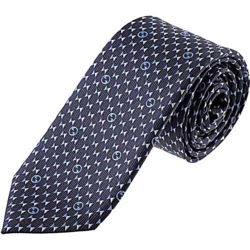 Elegant Silk Tie for Men , male, Sizes: ONE SIZE - Gucci - Modalova