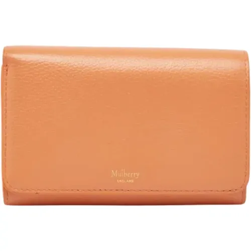 Pre-owned Leather wallets , female, Sizes: ONE SIZE - Mulberry Pre-owned - Modalova