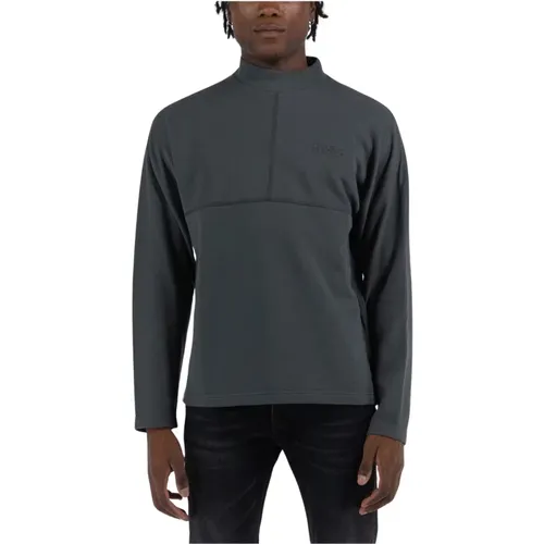 High-Neck Sweatshirt , male, Sizes: M, L - MM6 Maison Margiela - Modalova