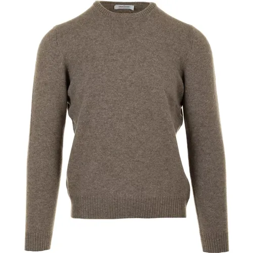 Brauner Pullover Paricollo , Herren, Größe: 2XL - Gran Sasso - Modalova