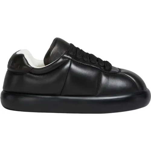 Oversized Leather Sneaker with Puffy Silhouette , male, Sizes: 7 UK, 11 UK - Marni - Modalova