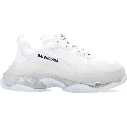 Triple S Clear Sole Sneakers , female, Sizes: 6 UK, 7 UK, 5 UK, 4 UK, 3 UK - Balenciaga - Modalova