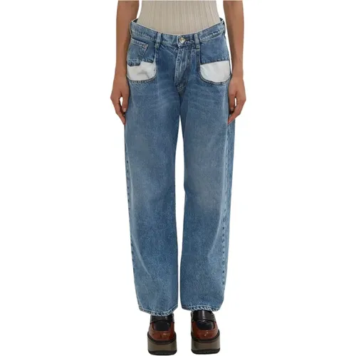 Konzeptionelle Heritage Jeans , Damen, Größe: XS - Maison Margiela - Modalova