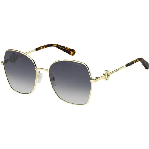 Gold Havana Grau Azure Sonnenbrille - Marc Jacobs - Modalova