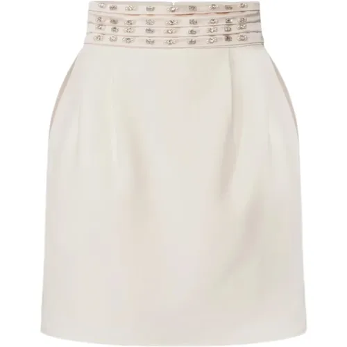 Casual Skirt , female, Sizes: S, M - Elisabetta Franchi - Modalova