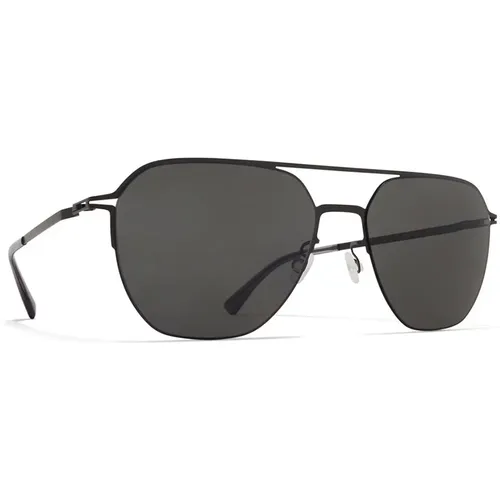 Amos Sunglasses /Dark Grey Solid , unisex, Sizes: 60 MM - Mykita - Modalova