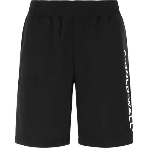 Cotton bermuda shorts , male, Sizes: M - A-Cold-Wall - Modalova