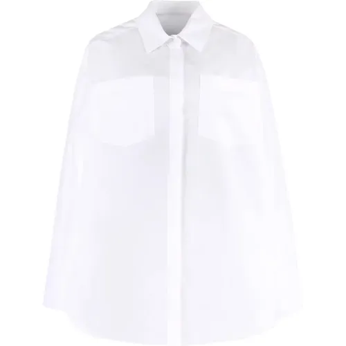 Cotton Dress with Long Sleeves , female, Sizes: S - Valentino - Modalova