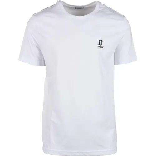 Baumwoll T-shirt , Herren, Größe: M - Dondup - Modalova