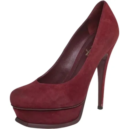Pre-owned Wildleder heels , Damen, Größe: 37 EU - Yves Saint Laurent Vintage - Modalova