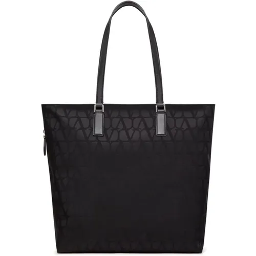 Iconography Tote Bag, , male, Sizes: ONE SIZE - Valentino Garavani - Modalova