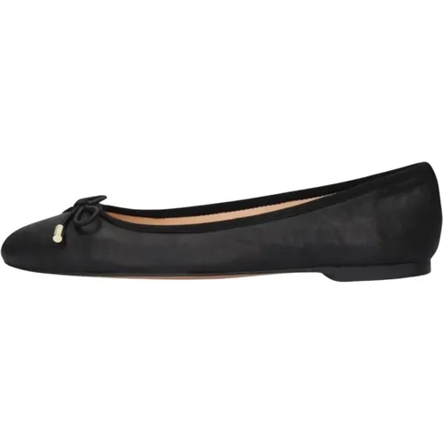 Schwarze Ballerinas mit Schleife , Damen, Größe: 38 EU - Inuovo - Modalova