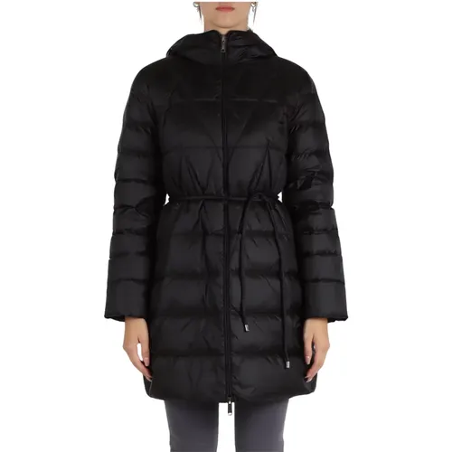 Gepolsterte Steppjacke mit Gürtel , Damen, Größe: M - Marella - Modalova