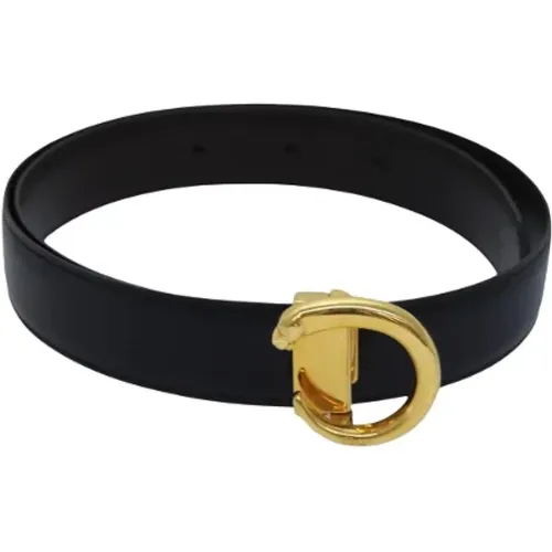 Pre-owned Leather belts , female, Sizes: ONE SIZE - Cartier Vintage - Modalova