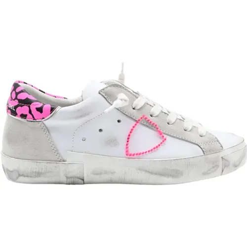 Neon Pop Low Top Sneakers - Philippe Model - Modalova