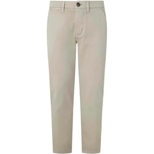 Reguläre Chino Hose Lange Hose , Herren, Größe: W33 - Pepe Jeans - Modalova