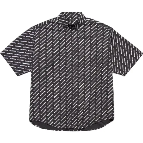 Schwarze Hemden mit Rand und Umfang - Balenciaga - Modalova