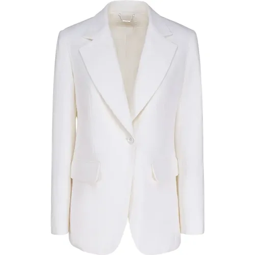 Sophisticated Linen Blazers , female, Sizes: S - Chloé - Modalova