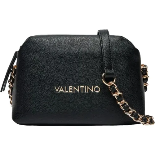 Schwarze Damenhandtasche mit Kettengriff , Damen, Größe: ONE Size - Valentino by Mario Valentino - Modalova